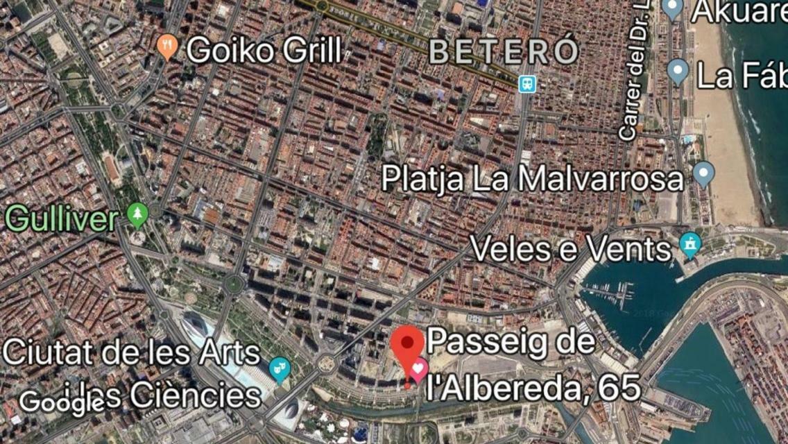 Apto En Ciudad De Las Ciencias Y Cerca Playa Валенсия Экстерьер фото